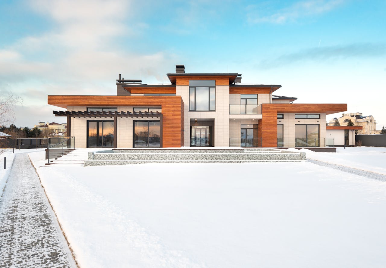 Completed modular home installation in Ontario